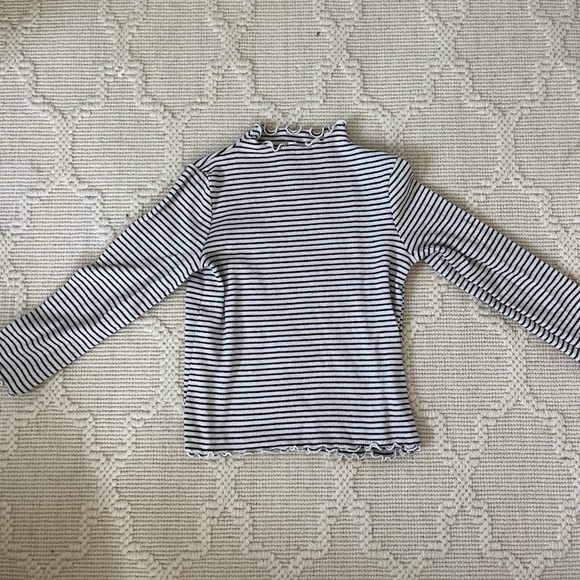 Art Class striped toddler girl turtleneck - Picture 2 of 3